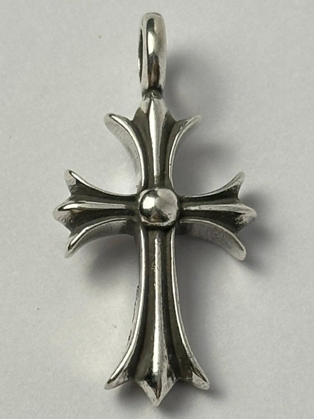 Gothic Mini Silver Cross Pendant for Necklaces